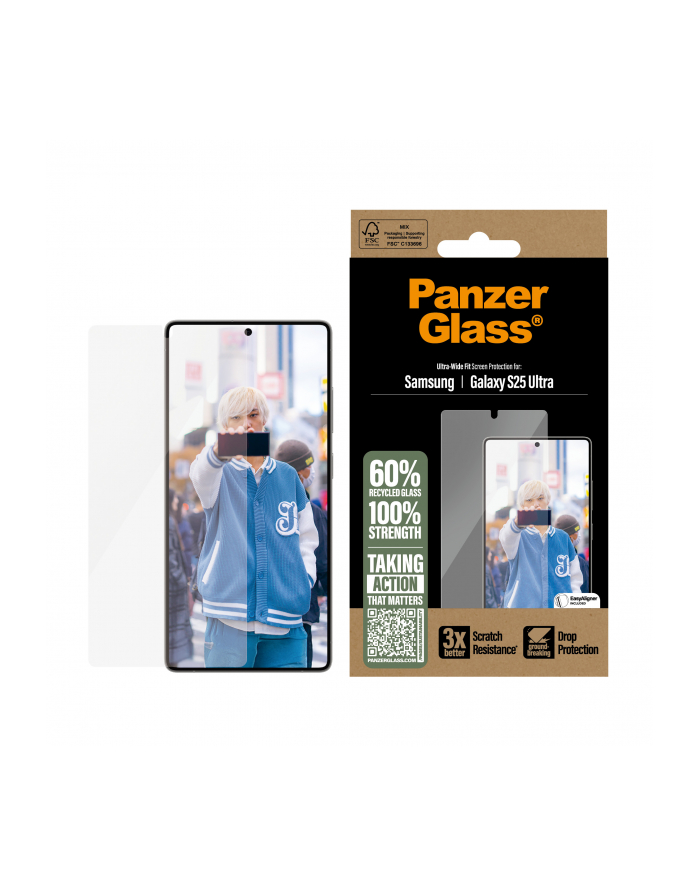 PanzerGlass Screen Pczerwonyector Samsung Galaxy S25 Ultra UWF główny