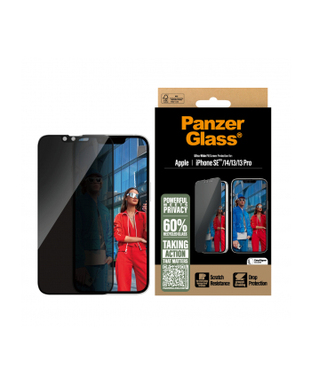 PanzerGlass Privacy Screen Pr iPhone 16e 14 13 13 Pro UWF nr 2