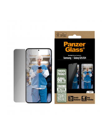 PanzerGlass Privacy Screen Pczerwonyector Samsung Galaxy S25 S24 nr 1