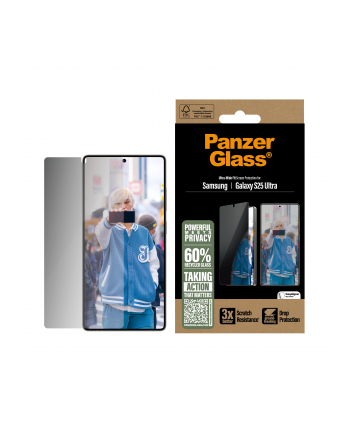 PanzerGlass Privacy Screen Pczerwonyector Samsung Galaxy S25 Ult nr 1