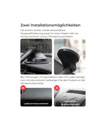 iOttie Velox Qi2 Wireless MagSafe Dash + Windshield Mount