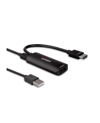 Lindy 38329 adapter kablowy 0,157 m HDMI Typu A (Standard) DisplayPort Czarny nr 1