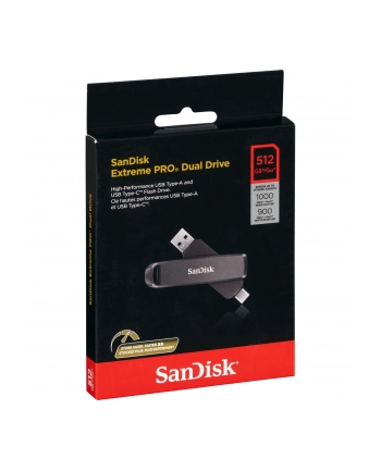 SanDisk Extreme Pro Dual 512GB USB A+C Flash SDDDE1-512G-G46
