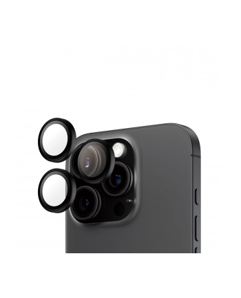 PanzerGlass Hoops Black Camera Lens Pczerwonyector iP 16 Pro / Max