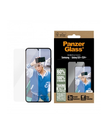 PanzerGlass Screen Pczerwonyector Samsung Galaxy S25+ S24+ UWF