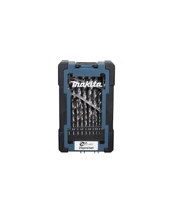 Makita D-78368 Zestaw wiertel do metalu HSS-GS 25-tlg.