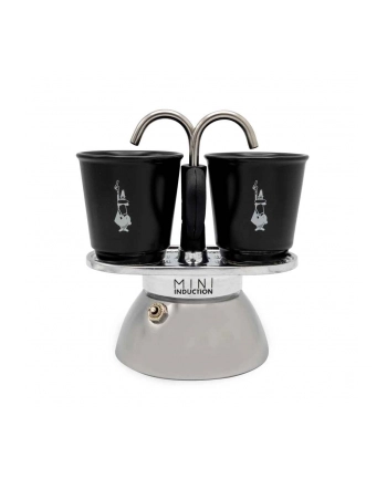 Bialetti Mini Express Induction +2 Kubki czarny