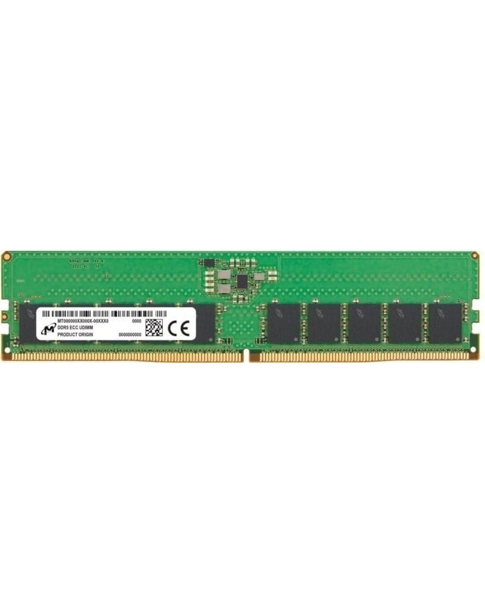 Micron DDR5 ECC UDIMM 16GB  5600 1Rx8 CL46 (16Gbit) (Single Pack) główny