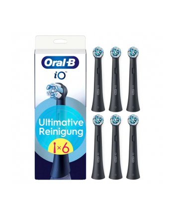 Oral-B iO Aufsteckbürsten Ultimative Reinigung BLACK 6er