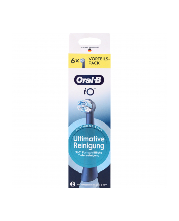 Oral-B iO Aufsteckbürsten Ultimative Reinigung BLACK 6er