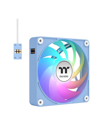 thermaltake Wentylator - CT120 EX ARGB (3x120mm, PWM, łączenie magnetyczne) Hydrangea Blue nr 2
