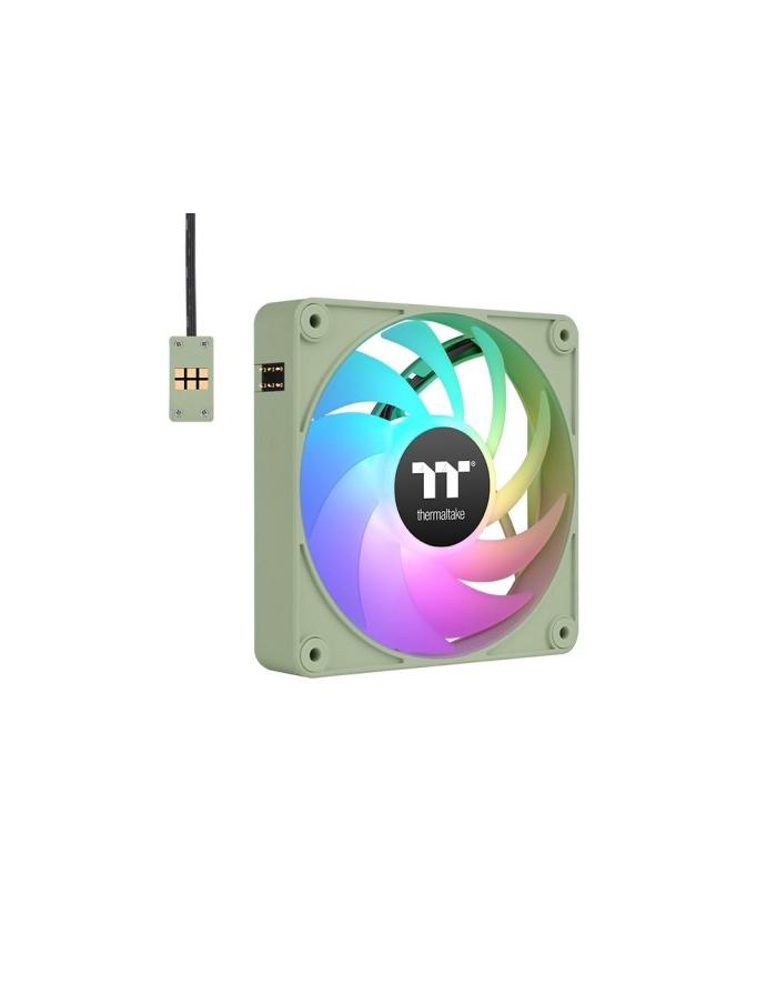 thermaltake Wentylator - CT120 EX ARGB (3x120mm, PWM, łączenie magnetyczne) Matcha Green główny