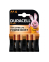 1x4 Duracell Plus Power Boost Mignon MN1500 AA LR6 1,5V - nr 1