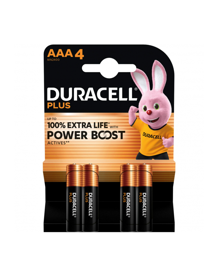 1x4 Duracell Plus Power Boost Micro MN2400 AAA LR03 1,5V główny