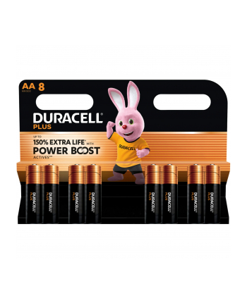1x8 Duracell Plus Power Boost Mignon MN1500 AA LR6 1,5V
