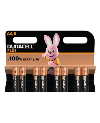 1x8 Duracell Plus Power Boost Mignon MN1500 AA LR6 1,5V