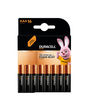 1x16 Duracell Plus Power Boost MN2400 AAA Micro LR03 1,5V