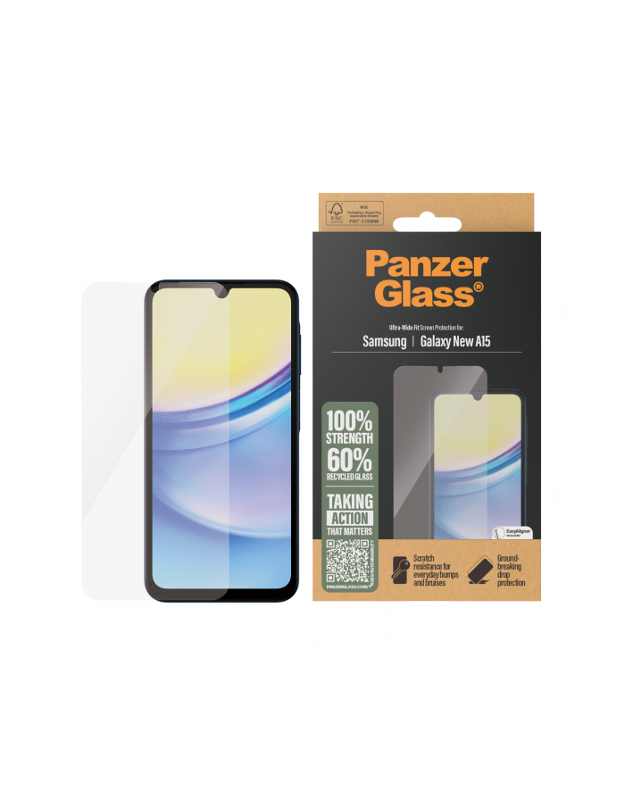 PanzerGlass Screen Pczerwonyector Samsung Galaxy A16 A16 UWF główny