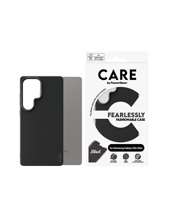 CARE by PanzerGlass Case Black Samsung  S25 Ultra główny