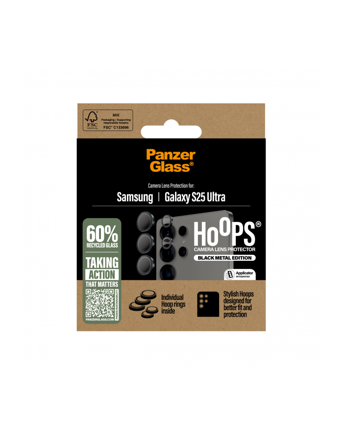 PanzerGlass Hoops Black  Lens Pczerwonyector Samsung  S25 Ultra główny