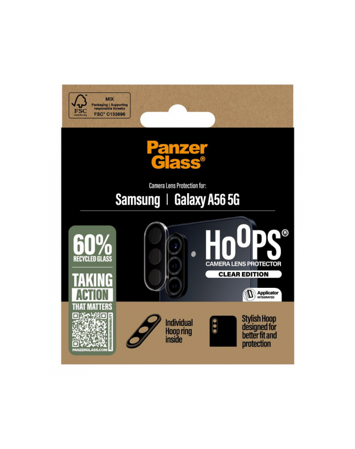 PanzerGlass Hoops Transparent Lens Pczerwonyector Samsung  A56 5G główny