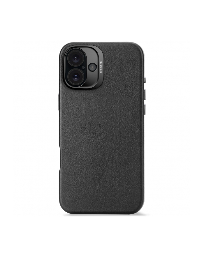 Decoded Leather Backcover iPhone 16 Plus Black główny