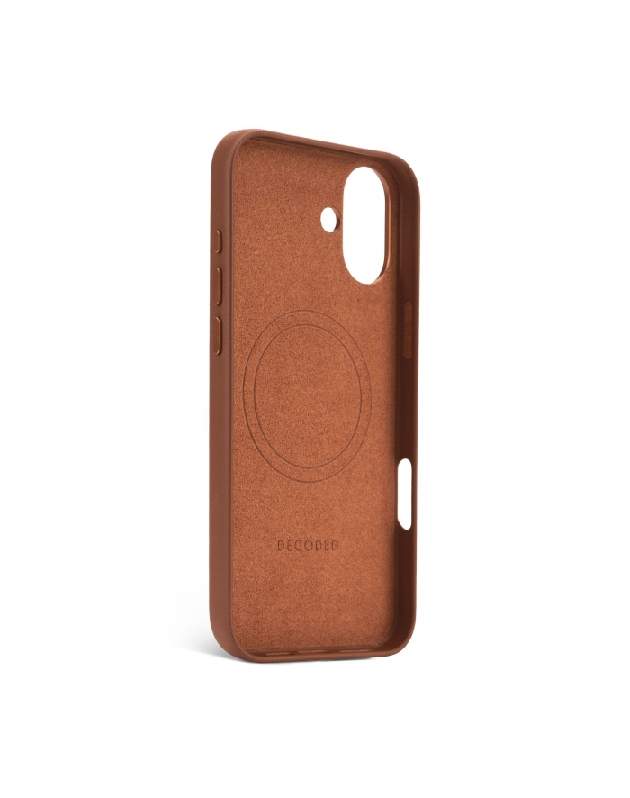 Decoded Leather Backcover iPhone 16 Plus Tan główny