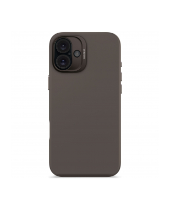 Decoded AntiMicrobial Silicone Backcover iPhone 16 Plus Black