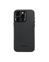 Pitaka MagEZ Case Pro 4 1500D for iP 15 Pro Black/Grey Twill - nr 1