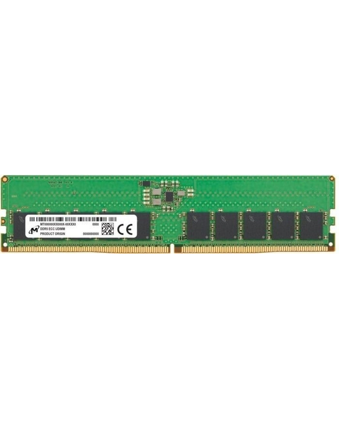 Micron DDR5 ECC UDIMM 16GB  5600 1Rx8 CL46 (16Gbit) (Single Pack) główny