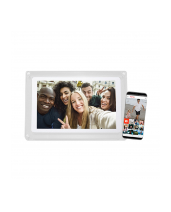 braun phototechnik Braun DigiFrame 1020 WiFi 25,7cm (10,1) Acryl biały