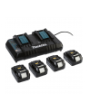 Makita Energy Kit 198091-4 4x BL1860B + DC18RD - nr 1