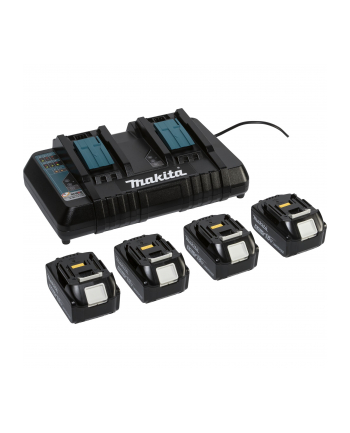 Makita Energy Kit 198091-4 4x BL1860B + DC18RD