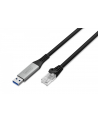 digitus Kabel adapter USB-A - RJ45 Kat. 6A S/FTP, 1 Gbit/s, USB 3.2 Gen1, LSZH, 15m - nr 5