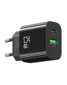 usams Ładowarka sieciowa 25W 1xUSB-C 1xUSB-A Fast Charging Czarna - nr 7