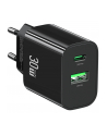 usams Ładowarka sieciowa 30W 1xUSB-C 1xUSB-A Fast czarging Czarna - nr 1