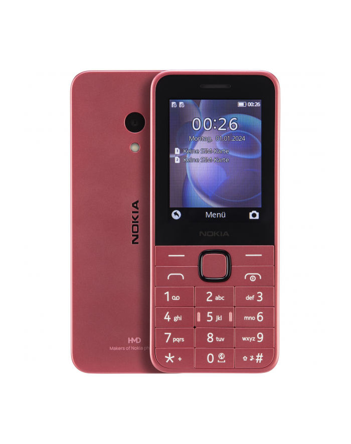 Nokia 225 4G ohne Netzteil Pink główny