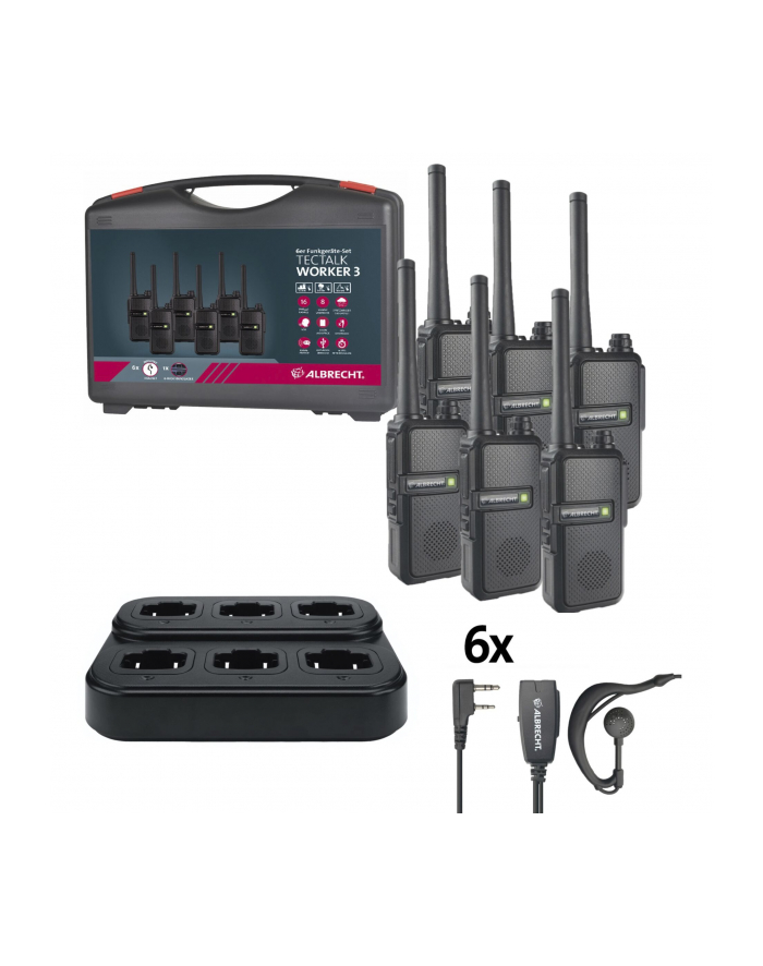 Albrecht Tectalk Worker 3 Koffer 6er Kofferset Handwerk główny