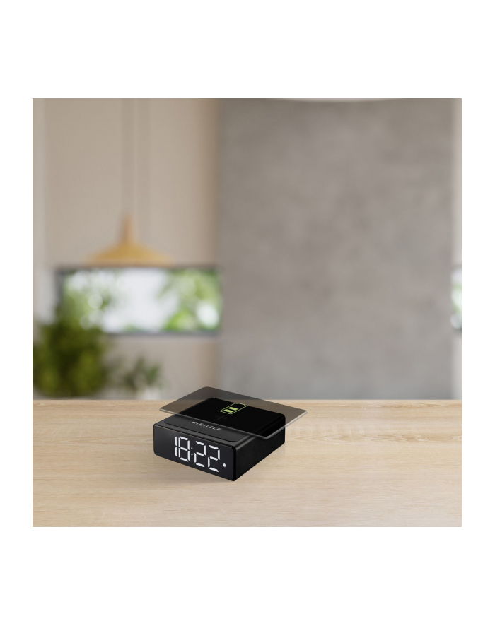 KIENZLE Digital Alarm Clock with wireless charging station główny