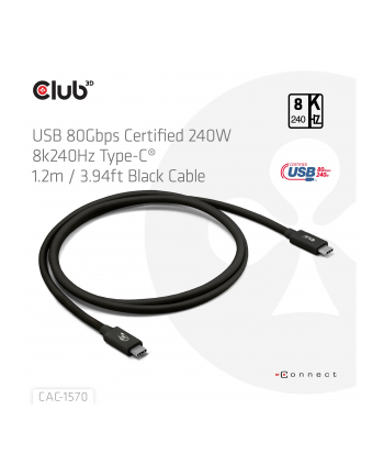 Club3D USB-C 1.2 m (CAC1570)