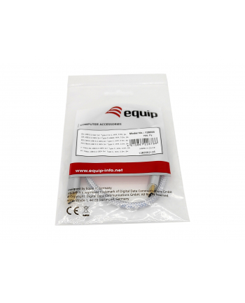 Equip USB-C - USB-C 0.5 m Biały (128355) nr 1