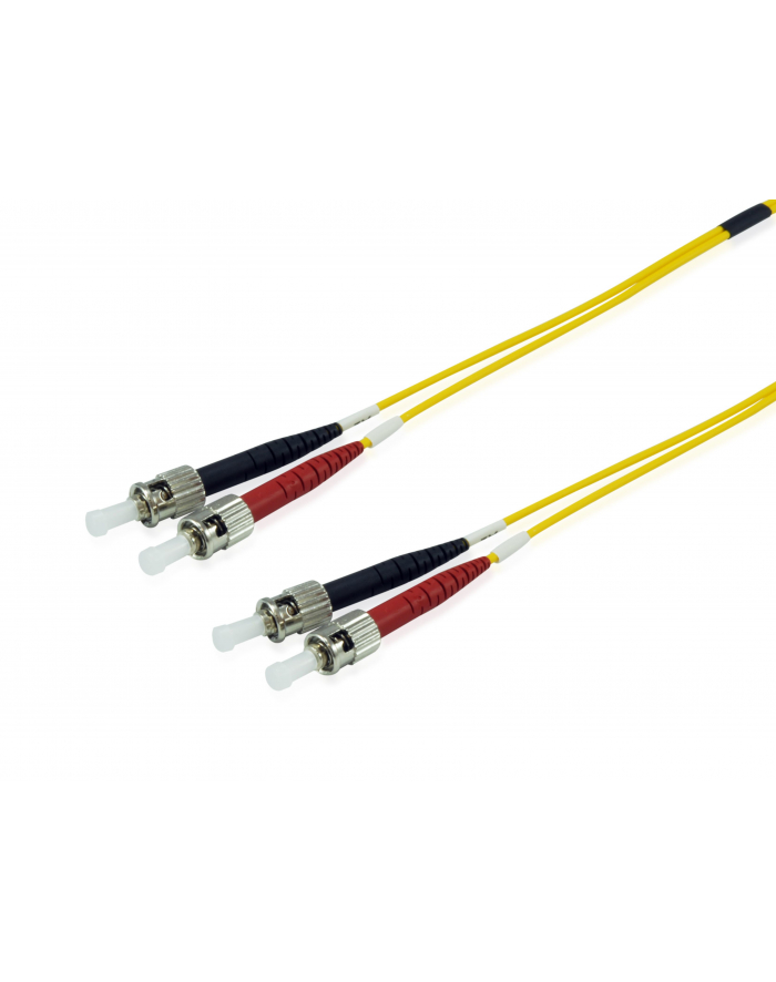 Equip LWL Patchkabel ST->ST 5.00m Singlemode Duplex OS2 yel Polybeutel (252235) główny
