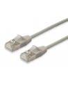 Equip Patchkabel Cat6A S/FTP 2xRJ45 10.00m beżowy (SSTP) Slim (606119) - nr 2