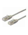 Equip Patchkabel Cat6A S/FTP 2xRJ45 10.00m beżowy (SSTP) Slim (606119) - nr 4