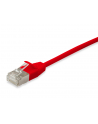 Equip Patchkabel Cat6A S/FTP 2xRJ45 5.00m czerwony (SSTP) Slim (606147) - nr 1