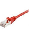 Equip - Patch Cable RJ-45 (M) to 15.0m SFTP, PiMF CAT 6a Shaped, Stranded Red (606509) - nr 11