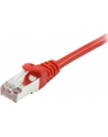Equip - Patch Cable RJ-45 (M) to 15.0m SFTP, PiMF CAT 6a Shaped, Stranded Red (606509) - nr 7