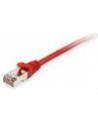 Equip - Patch Cable RJ-45 (M) to 15.0m SFTP, PiMF CAT 6a Shaped, Stranded Red (606509) - nr 9