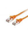 Equip Patch Cat6 S/FTP 2xRJ45 25.00m Pomarańczowy (615573) - nr 1