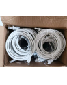 Equip Patch Cat6 100x/Box S/FTP 2xRJ45 0.25m biały LSZH (635513) - nr 6